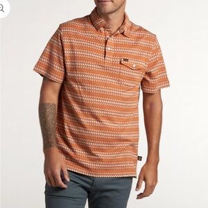 Howler Bros Orange Patterned Shirt